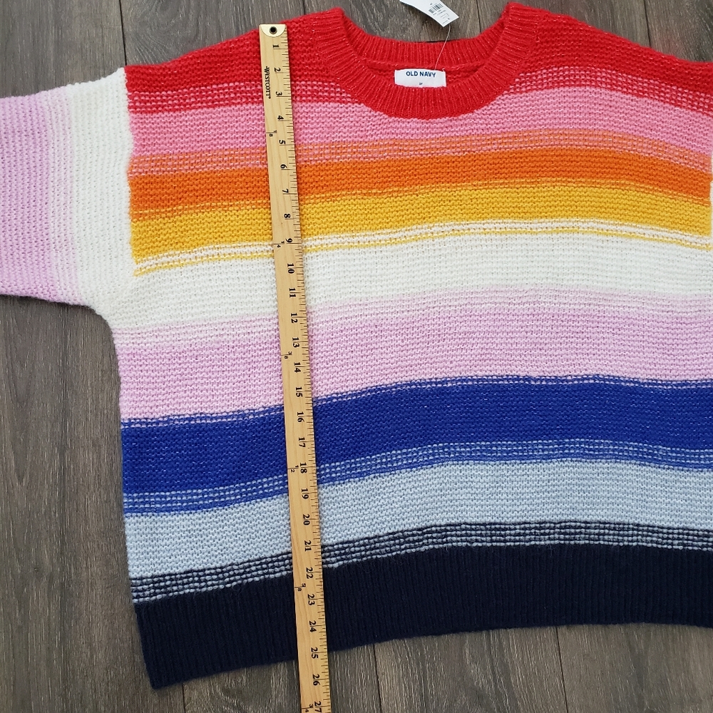 Old Navy Rainbow Knit Sweater Women's 2X multicolor - Picture 5 of 9